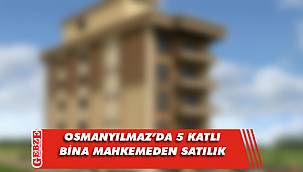 Gebze Osmanyılmaz’da 5 katlı bina mahkemeden satılık