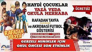 Gebzeli minikler, yaza veda edecek