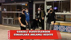 Gebzeli ülkücülerden esnafa siftah parası