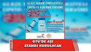 GTÜ’de aşılama çalışması yapılacak