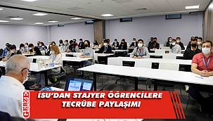 İsu’dan meslek lisesi öğrencilerine tecrübe paylaşımı