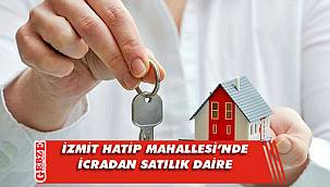 İzmit'te 116 metrekare daire icradan satılık