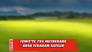 İzmit’te 795 metrekare arsa icradan satılık