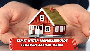 İzmit'te 85 metrekare daire icradan satılık