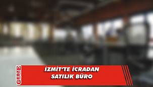 İzmit'te 90 metrekare büro icradan satılık