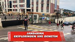 Jandarma ekiplerinden okullara denetim