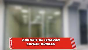 Kartepe’de icradan satılık dükkan
