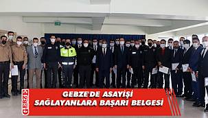 Kaymakam Güler’den Gebze emniyetine başarı belgesi