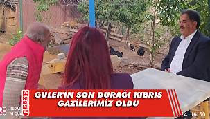 Kaymakam Güler’den Kıbrıs gazilerine ziyaret