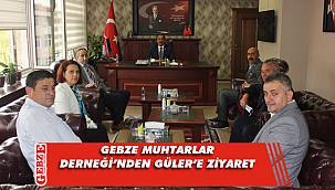 Kaymakam Güler, Gebze Muhtarlar Derneği'yle bir araya geldi