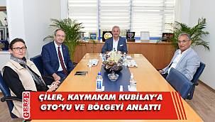 Kaymakam Kubilay’dan GTO’ya ziyaret