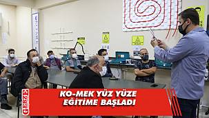 KO-MEK’te yüz yüze eğitimler start verdi