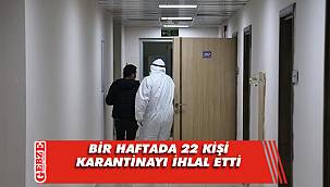 Kocaeli'de karantina ihlali