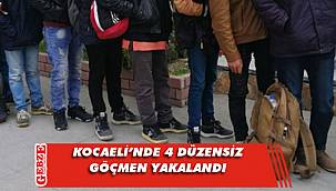 Kocaeli'nde düzensiz göçmen operasyonları sürüyor