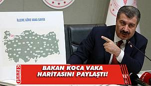 Kocaeli'nde vaka haritası kabarık