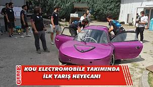 KOU Electromobile Takımı’nda ilk yarış heyecanı