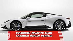 Maserati MC20'ye yılın tasarım ödülü verildi