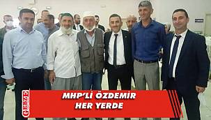 MHP'li Özdemir'in çalışma temposu alkış topluyor