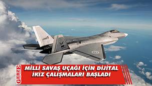 Milli savaş uçağı için dijital ikiz çalışmaları başladı