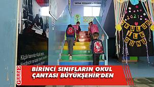 Miniklerin okul çantası Büyükşehir'den