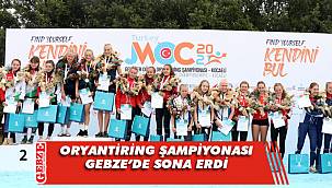 Oryantiring Şampiyonası tamamlandı