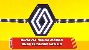 Renault Kerax marka araç icradan satılık