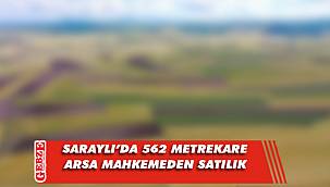 Saraylı'da 562 metrekare arsa mahkemeden satılık