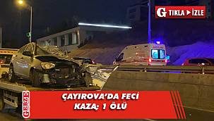 Sol şeritte arıza yapan kamyonete çarptı; 1 ölü