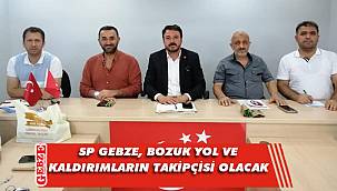 SP Gebze'nin gündemi onarılmayan yol ve kaldırımlar