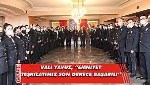 Terfi eden 46 emniyet mensubuna rütbeleri takıldı