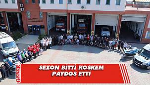Yaz boyunca hayat kurtaran KOSKEM sezonu kapattı