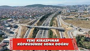 Yeni Kirazpınar köprüsünde sona yaklaşıldı