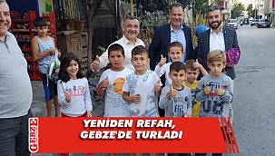 Yeniden Refah, Gebze’de kapı kapı gezdi