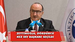 Zeytinoğlu, bir kez daha İKV başkanı oldu