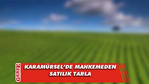 9 bin 415 metrekare tarla mahkemeden satılık