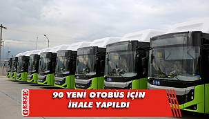90 yeni otobüs için ihale yapıldı