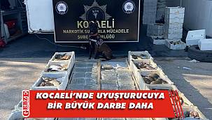 Balık yüklü araçta 53 kilo skunk ele geçirildi