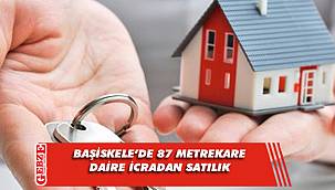 Başiskele'de 87 metrekare daire icradan satılık