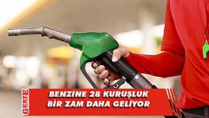 Benzine bir zam daha geliyor