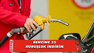 Benzine bu kez indirim geliyor