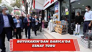 Büyükakın, Darıcalı esnaflarla buluştu