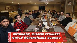 Büyükgöz, GTÜ'lü öğrencilerle bir araya geldi