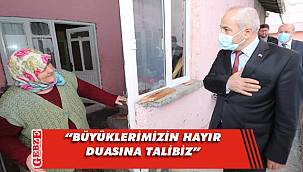 Büyükgöz'ün ev ziyaretleri devam ediyor