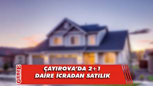 Çayırova'da 2+1 daire icradan satılık