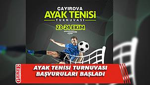 Çayırova'da ayak tenisi heycanı yaşanacak
