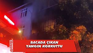 Çayırova'da baca yangını