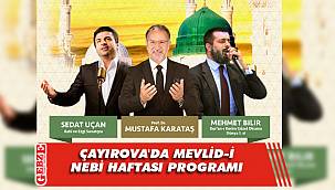 Çayırova'da Mevlid-i Nebi Haftası programı