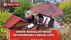 Çayırova'daki gecekonduda yangın çıktı