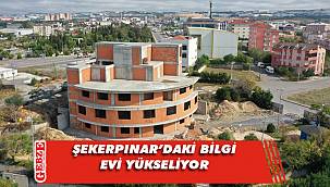 Çayırova’nın yeni bilgi evinde kaba inşaat tamamlandı