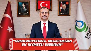 Çiftçi'den 29 Ekim mesajı